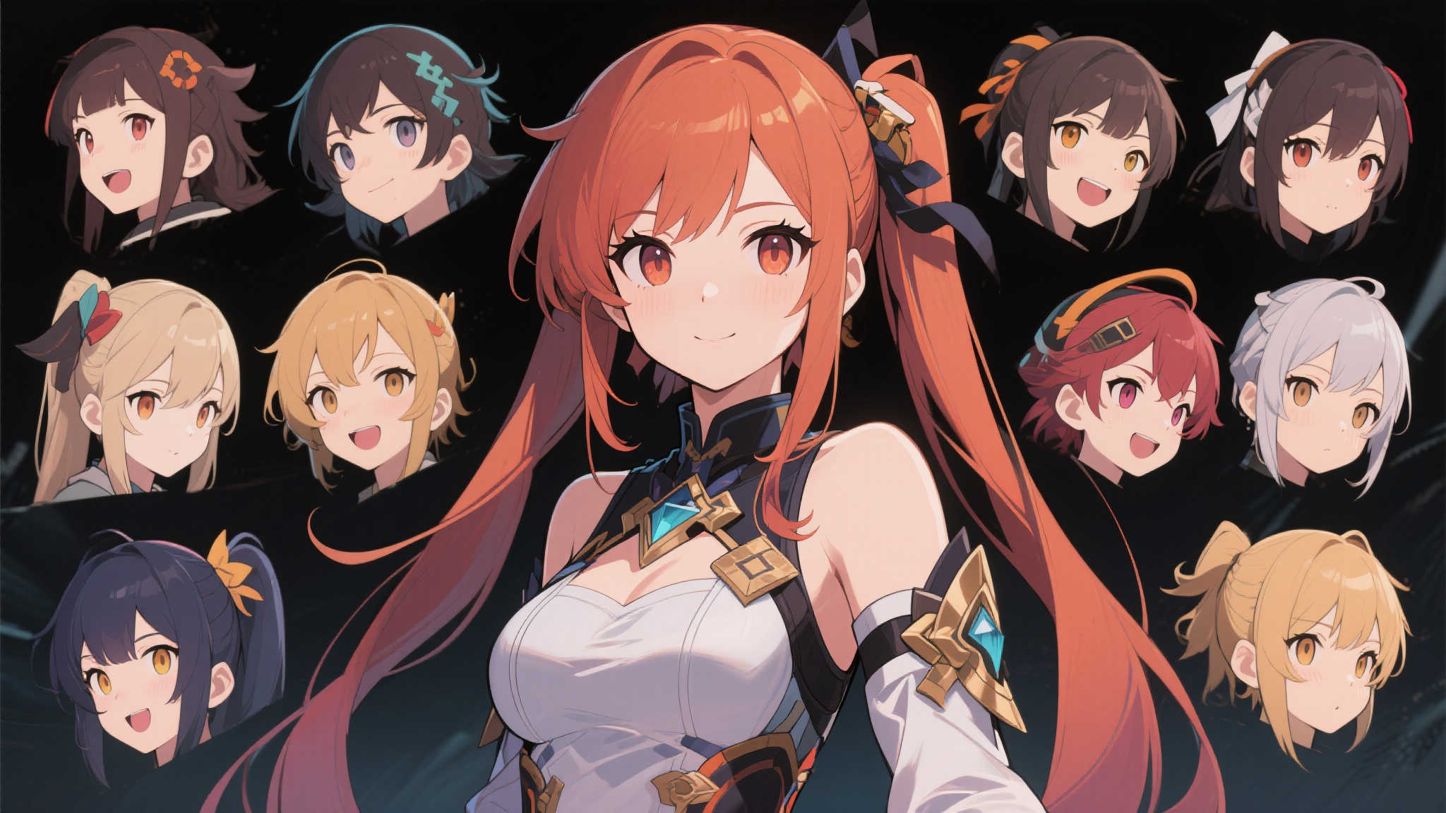 《异度之刃2》女主设计图亮相：萌趣表情引热议