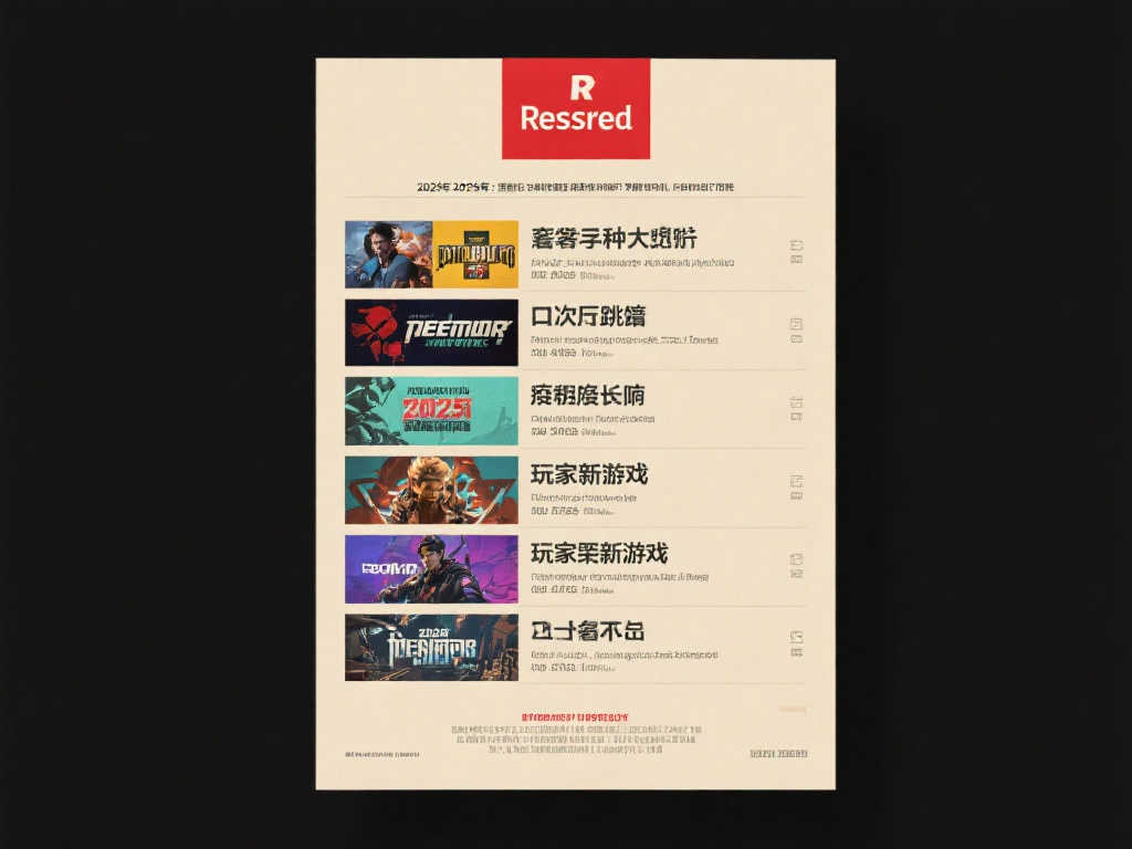 2025游戏盛宴震撼来袭！Reddit玩家曝光惊艳海报